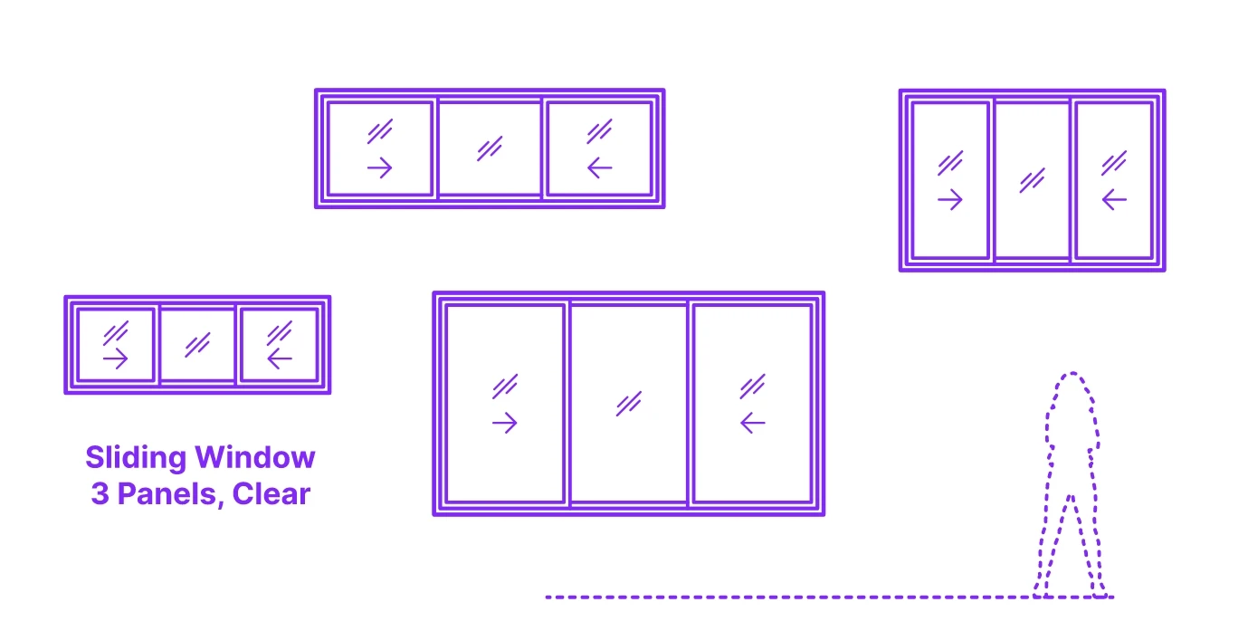 White Big Vertical Latest Outside Sliding Window Grill Design Aluminium