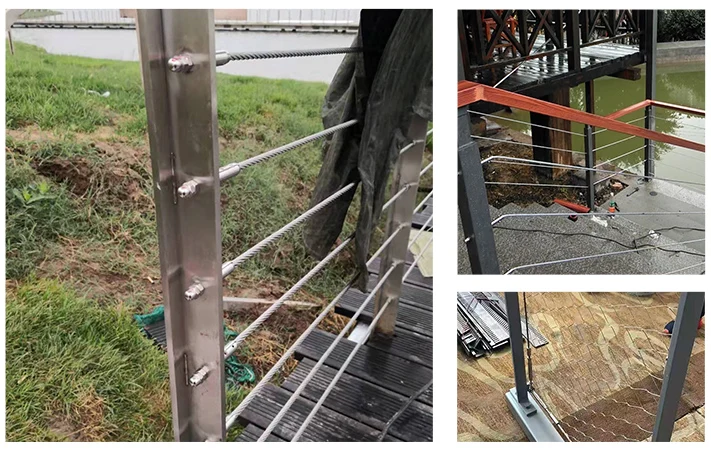 Стеклянный трос из нержавеющей стали кабельные перила фитинги