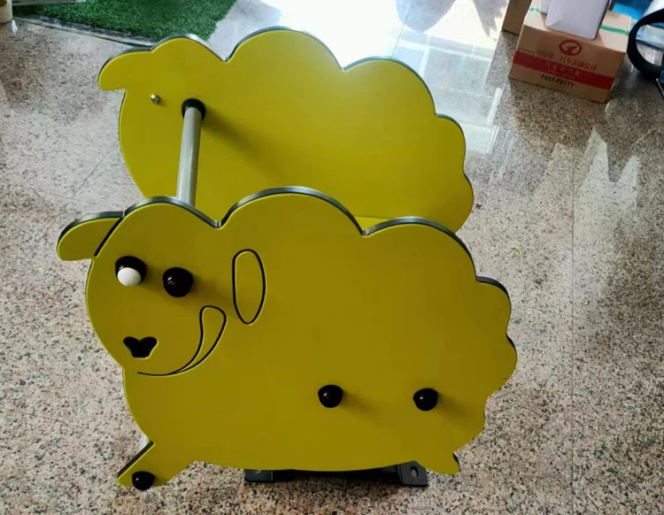 High Quality Outdoor Playground Equipment - PE Board Material Kids Spring Horse