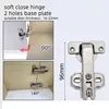 2 holes soft close