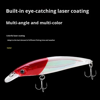 Elegant Bionic Bait Lure Manufacturer Wholesale 15g Floating Sinking ABS Carp Minnow Luminous Water Lure Made of Rubber – Soft Lure – view 3