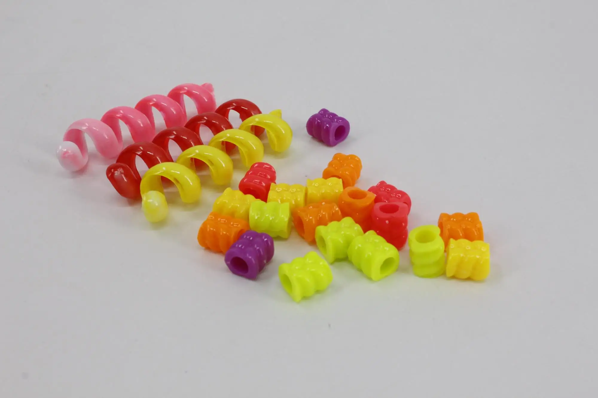 2 in 1 Hair Accessories DIY Toys for Kids Braiding Beads Set Braider