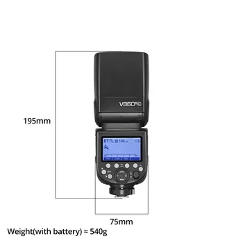 Godox V860III Camera Flash TTL HSS 2.4G Flash Speedlite with Li-ion Battery Camera detail image