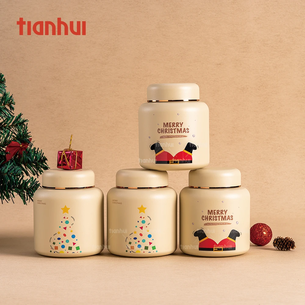 Tianhui Christmas Custom Wadah Stainless Steel Food-Grade Kedap Udara