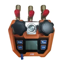 Digital Manifold Pressure Test Tools HVAC AC Refrigerant Digital Manifold Gauge Set