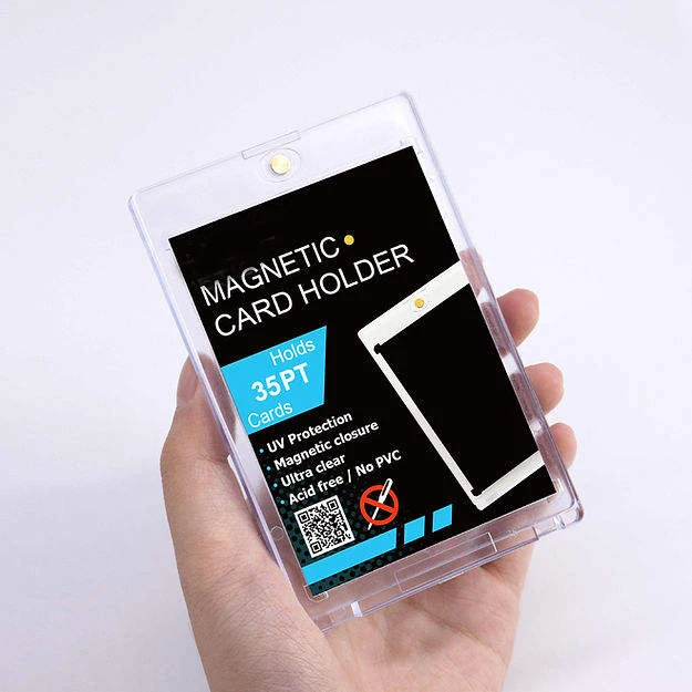 Grad Poke Mon Card Magnetic Holder Clear Acrylic Yugioh Tcg Game Card Case  Anti-Oxidation Sports Basketball Card Slab