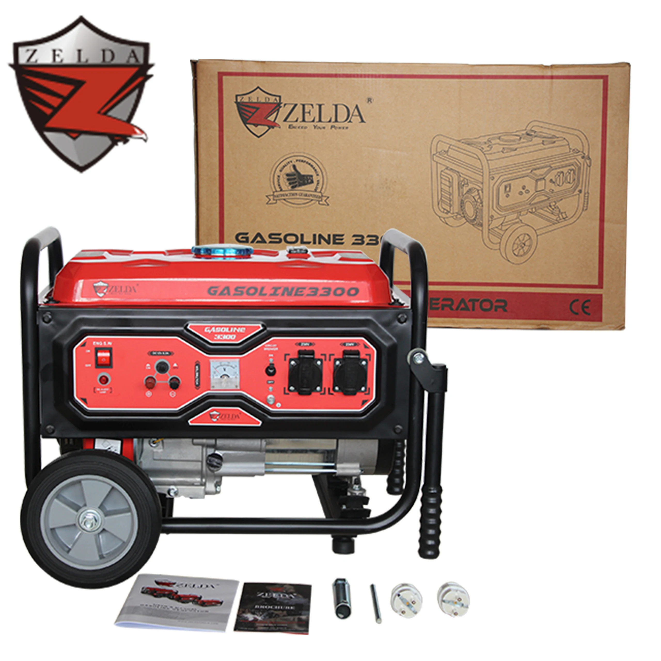 Zelda Output 220v Generator Gasoline Engine Welder Gasoline Generator 3300w