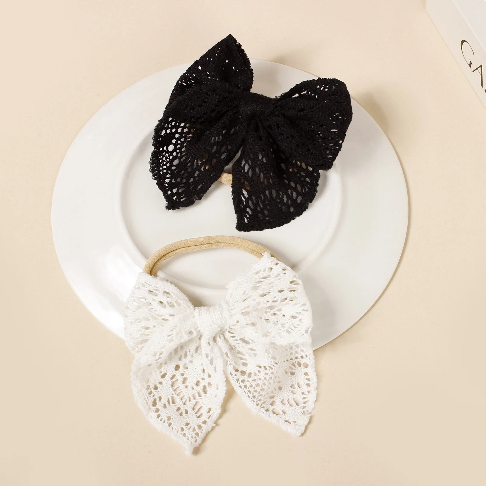 Новые Летние повязки для волос Детские аксессуары кружевная тюрбан с цветами повязка на голову