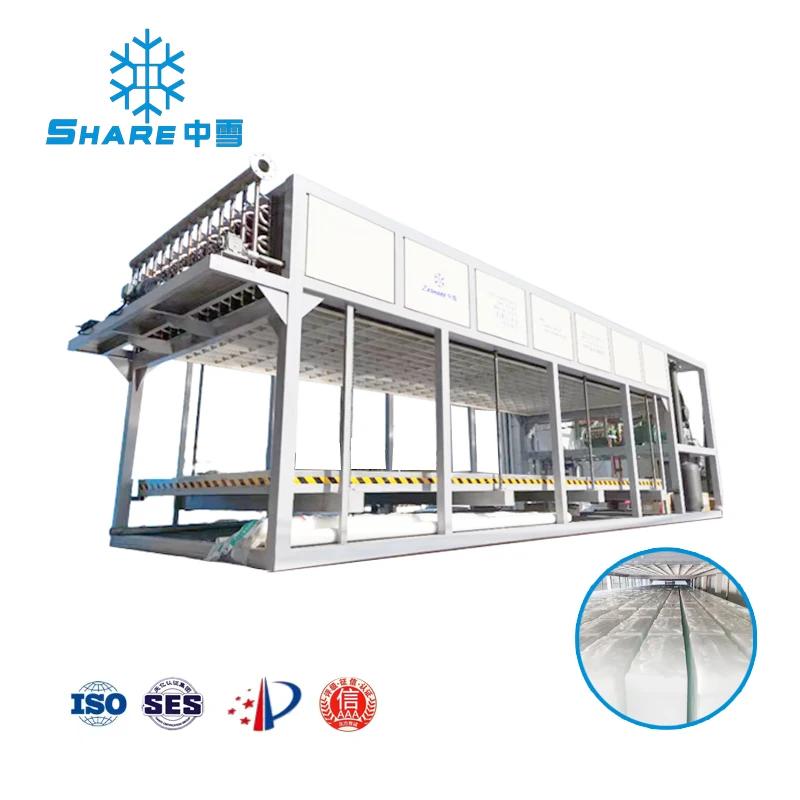 Large Scale Ice Block Plant, Ice Block Factory From China Low Price for Sale 50 Tons Per Day