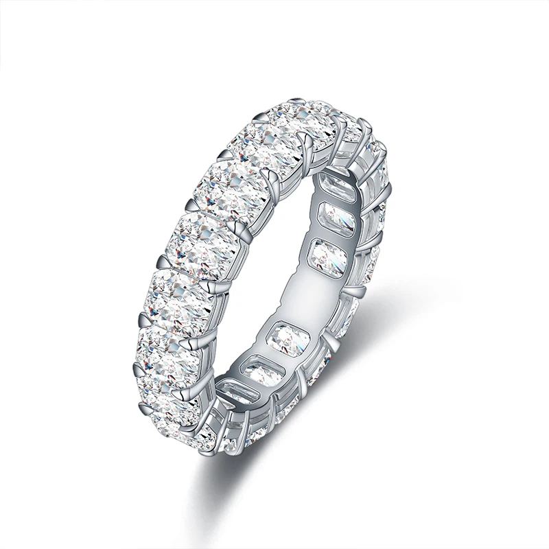Rhodium Difference Between 18k White Gold And Platinum Radiant Cut