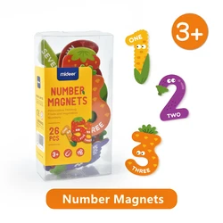 MD2064/2102 mideer детские игрушки для детей раннего возраста, развивающие игрушки, 26 букв, цифры, магниты на холодильник