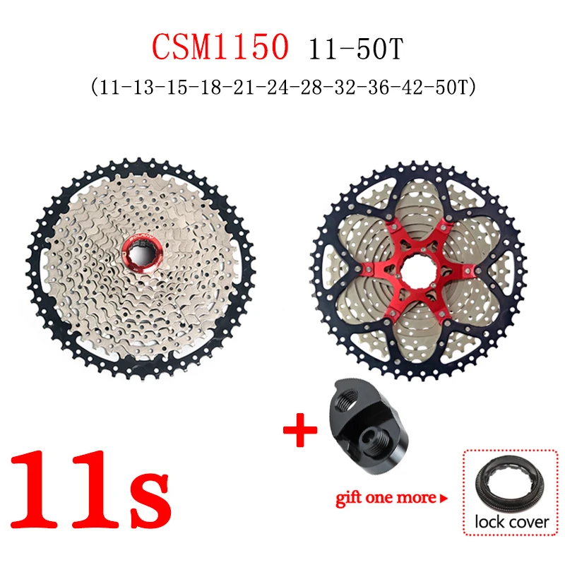 MTB Bicycle Cassette 8 9 10 11 Speed 40 42 46 50T  Flywheel Bike Sprocket Derailleur