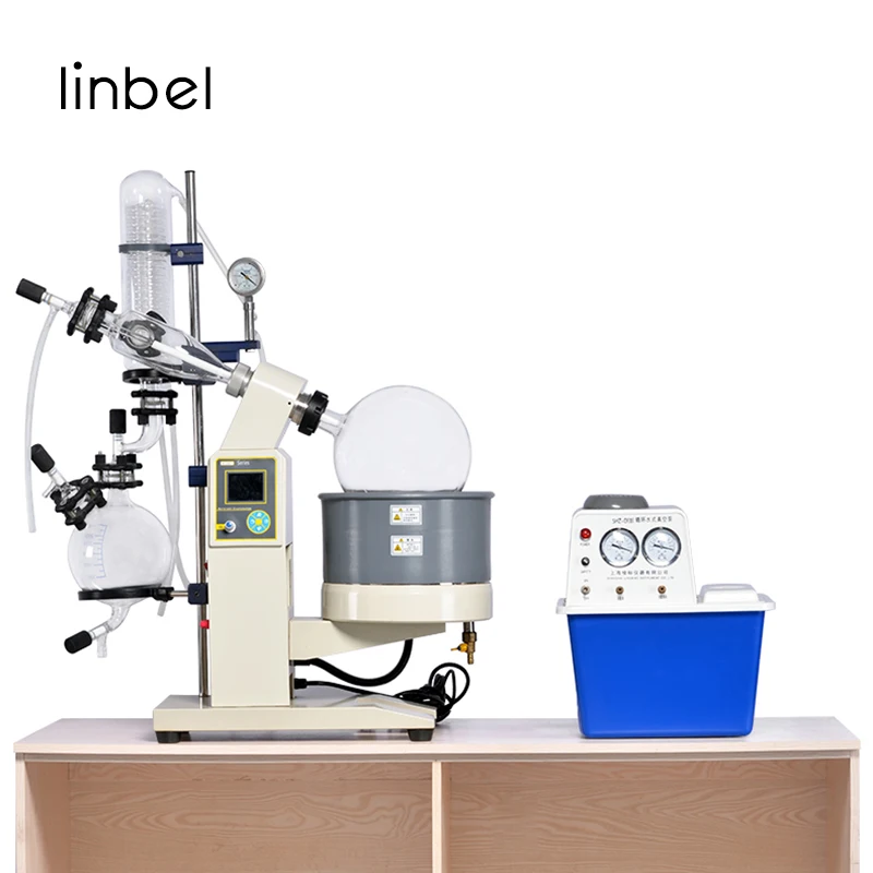 Factory Price Supplier H E M P Equipment Small Volume Rotary Evaporator 5L Vacuum Rotary Evaporator - Image 2
