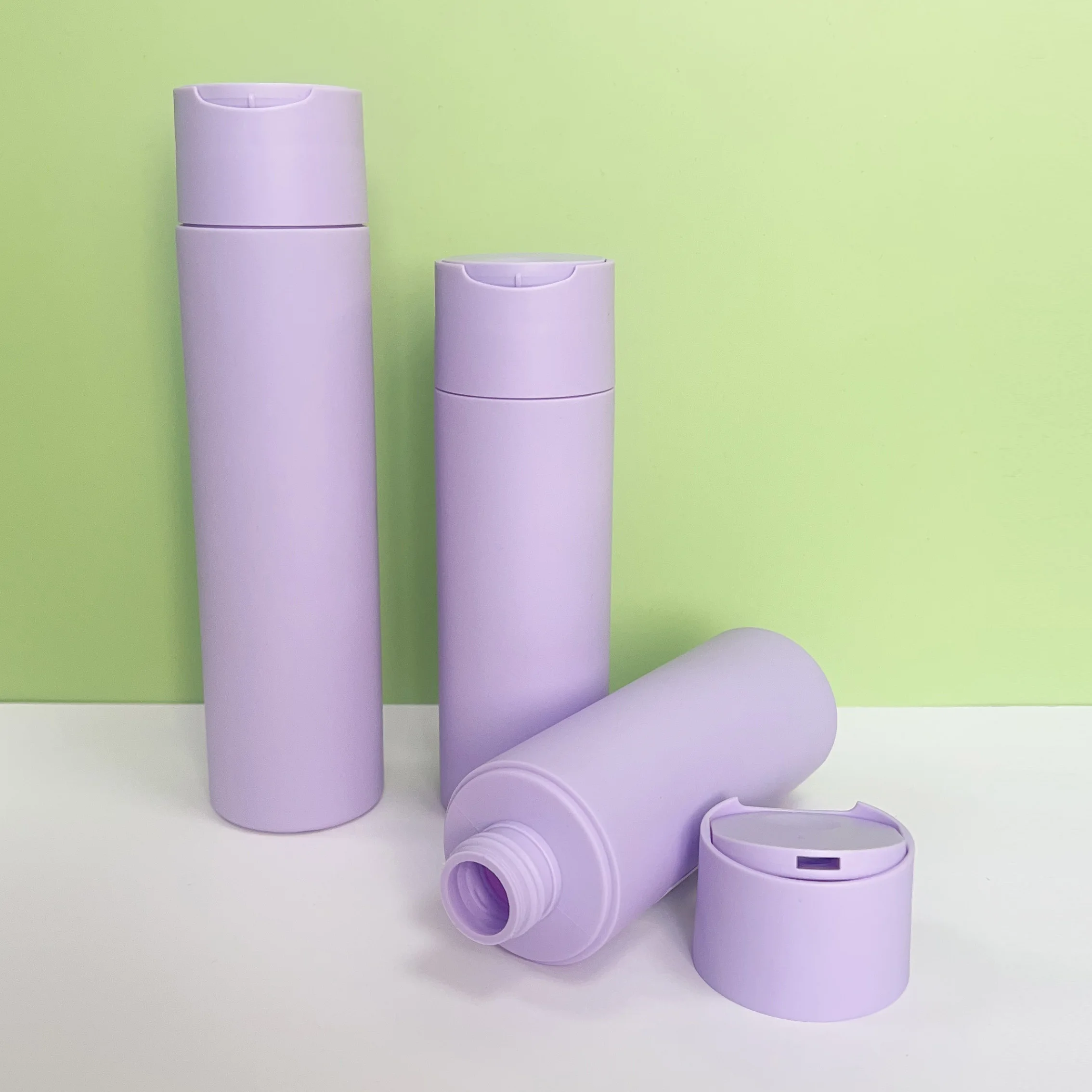 Factory Direct Sales 200ml 238ml Hdpe Hand Cream Shampoo Body Cream Flat Shoulder Round Plastic Bottle