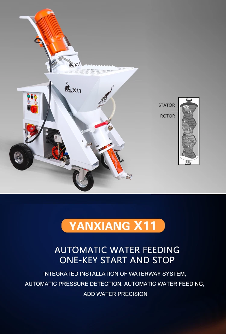 X11 220V/380V Automatic Gypsum Plaster Station,