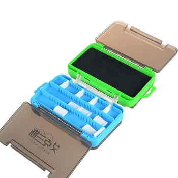 Alpha 20.2*15.5*4.7cm Fishing Lure Boxes Waterproof Sea Bait Storage Case Fishing Tackle Double Storage Boxes