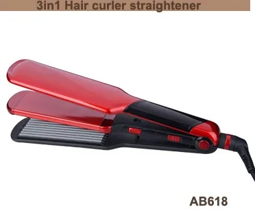 AB618 3in1 wav hair curlers straightener