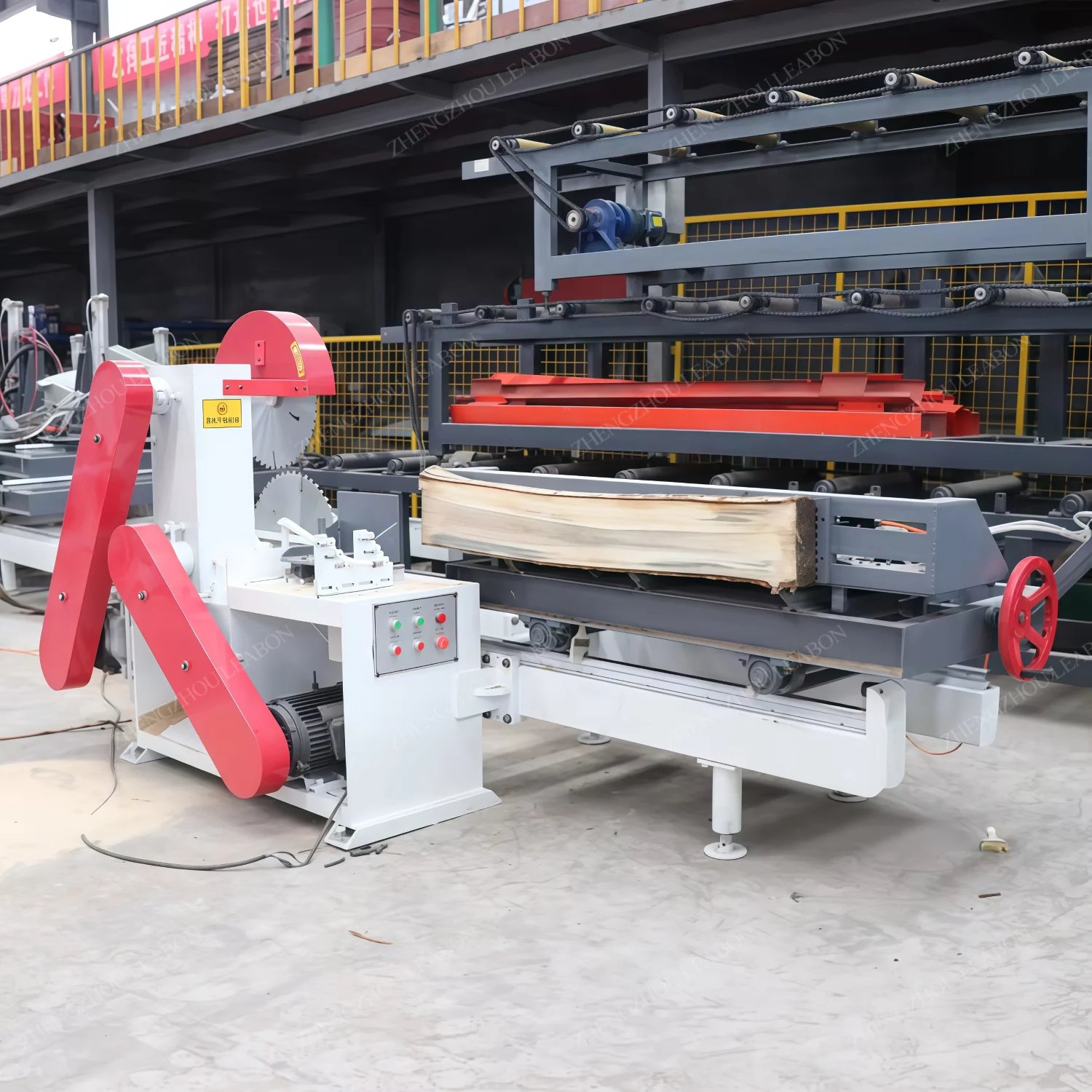400MM Timber Cutting Table Saw Horizontal Log Sliding Saw Round Wood ...