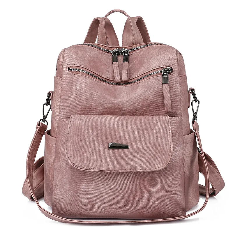 Wholesale Custom PU Novel Design Vintage Ladies Backpack