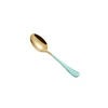 gold green small spoon