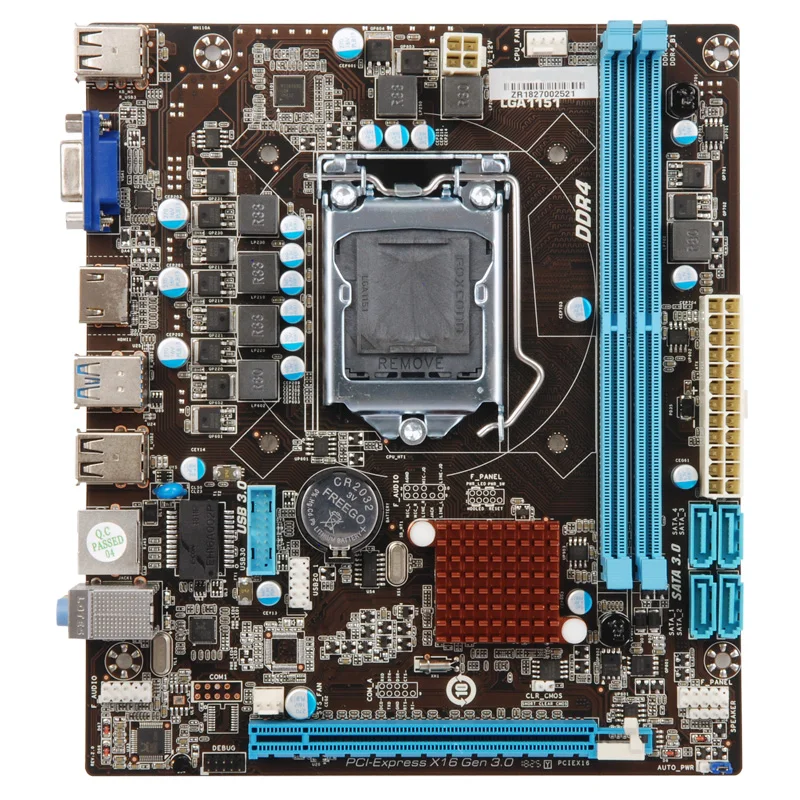 H310 Motherboard Micro ATX with DDR4 Support for Intel Core