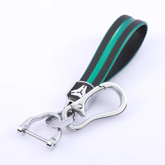 Leather Car Keychain,Microfiber Leather Car Keychain, Universal Car Key Fob Keychain Holder for Men and Women, Anti-lost D-ring