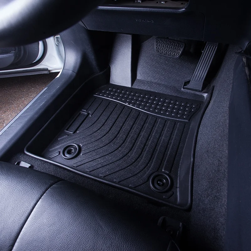 Source linyi factory 3D all weather TPE car floor mats car floor liner 5d  car matting carpet on