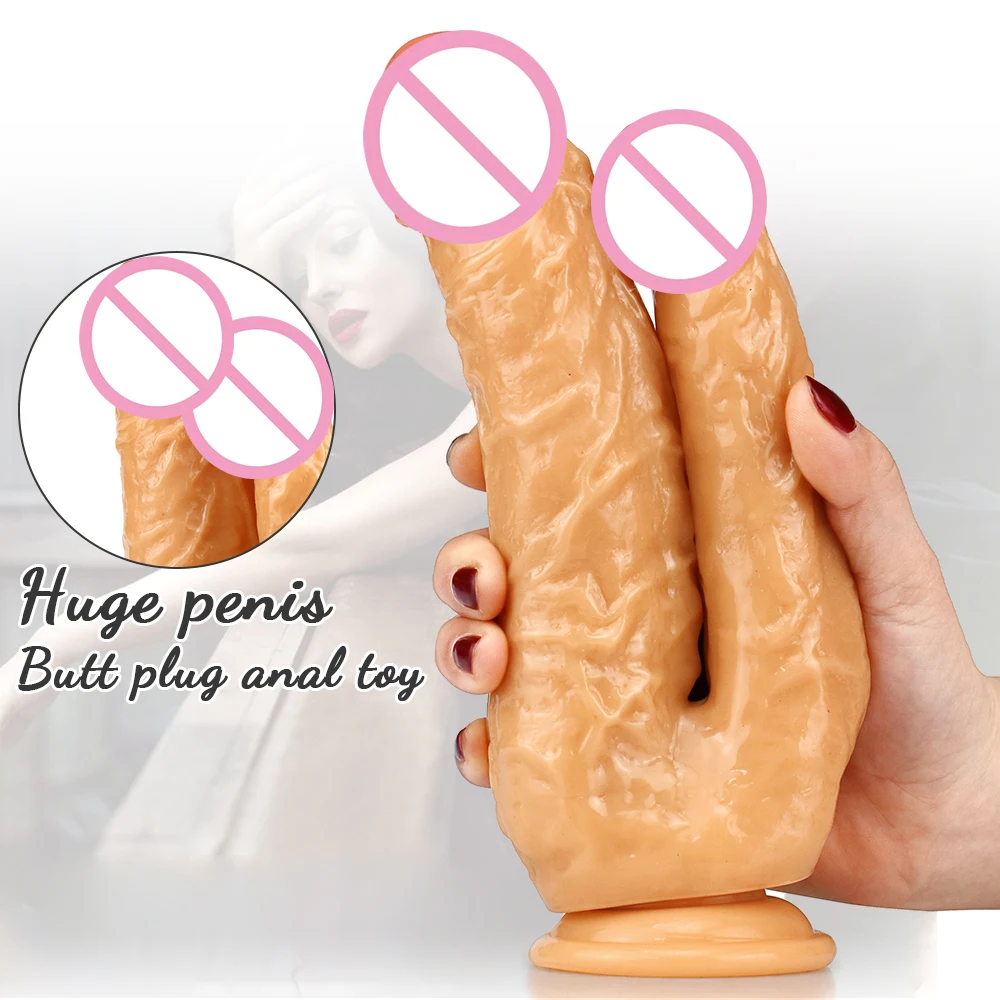 Double Headed Realistic Huge Dildo Adult Sex Toy Supports Double Sided Insertion Waterproof Soft Without Handheld Use| Alibaba.com Double Headed Realistic Huge Dildo Adult Sex Toy Supports Double Sided Insertion Waterproof Soft Without Handheld Use| Alibaba.com