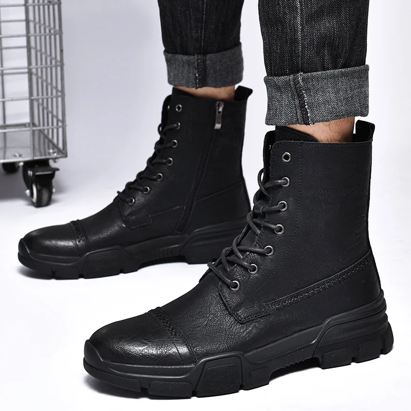 Herren Boots Business Schuhe Herren 48 Herren Stiefel – Stilvolle