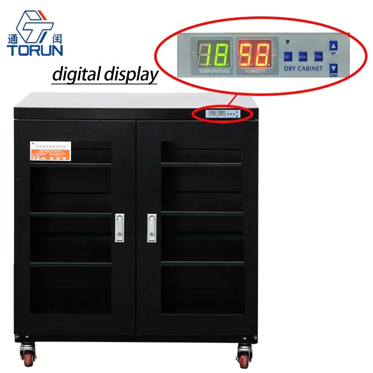 FCD435 SMT SMD IC ESD Moisture Humidity Control Electronic Component Lens Storage Auto Desiccator Laboratory Drying Cabinet