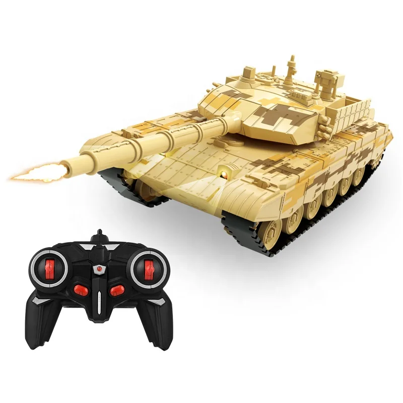 Boys Radio Control Toys Channel Rc tank Toy Remote Control tank With  Light and Music