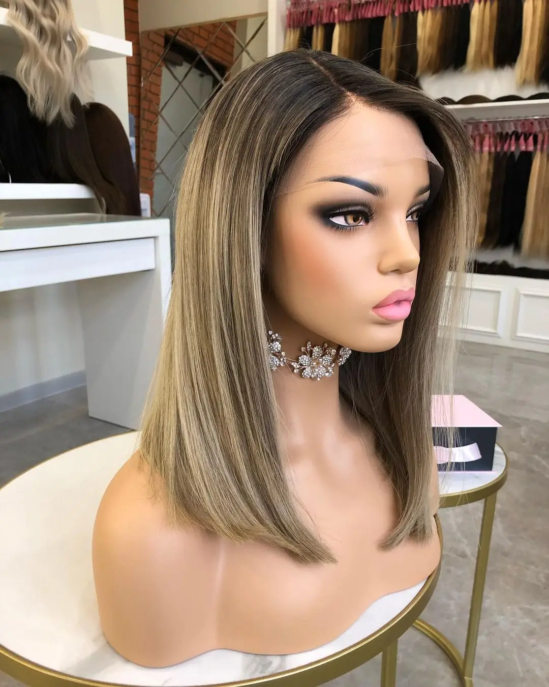 100 european outlet human hair wigs