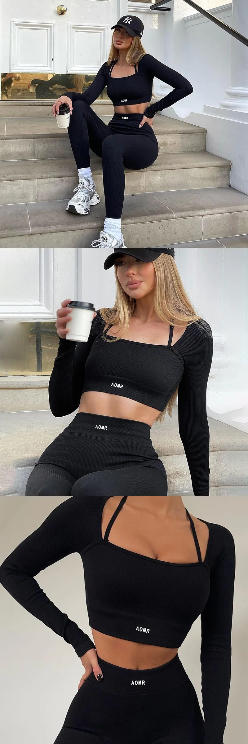 New Style Custom Women Two Piece Set Breathable Cotton Jersey T-shirt Yoga Suit High Waist leggings Pants Loungewear Women Sets supplier