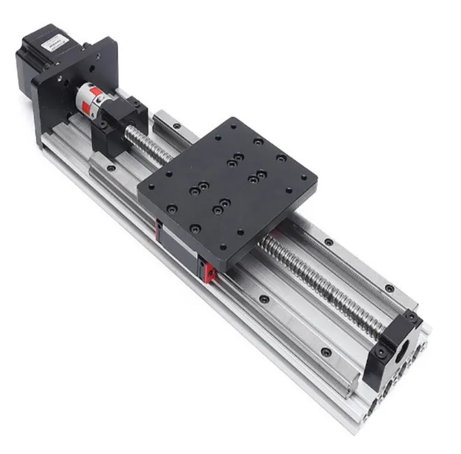 CNC Linear Guide Stage Rail Motion Slide Stage Actuator ＆ Motor Stepper Stroke 
