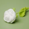 One finished white flower