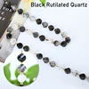 black rutilated quartz