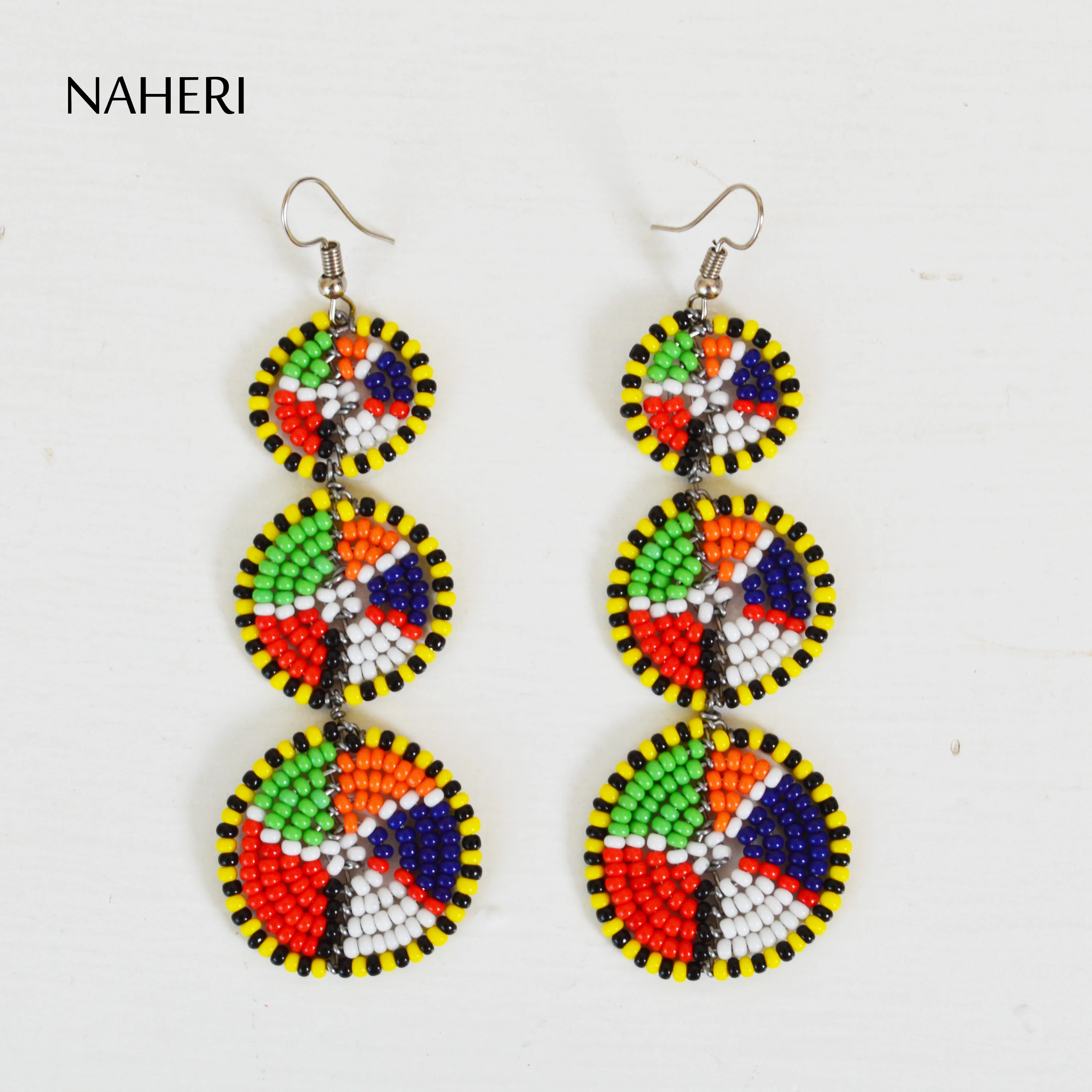 masai beads earrings beaded earrings masai earrings african earrings gift for her masai earrings kenya earrings statement earrings