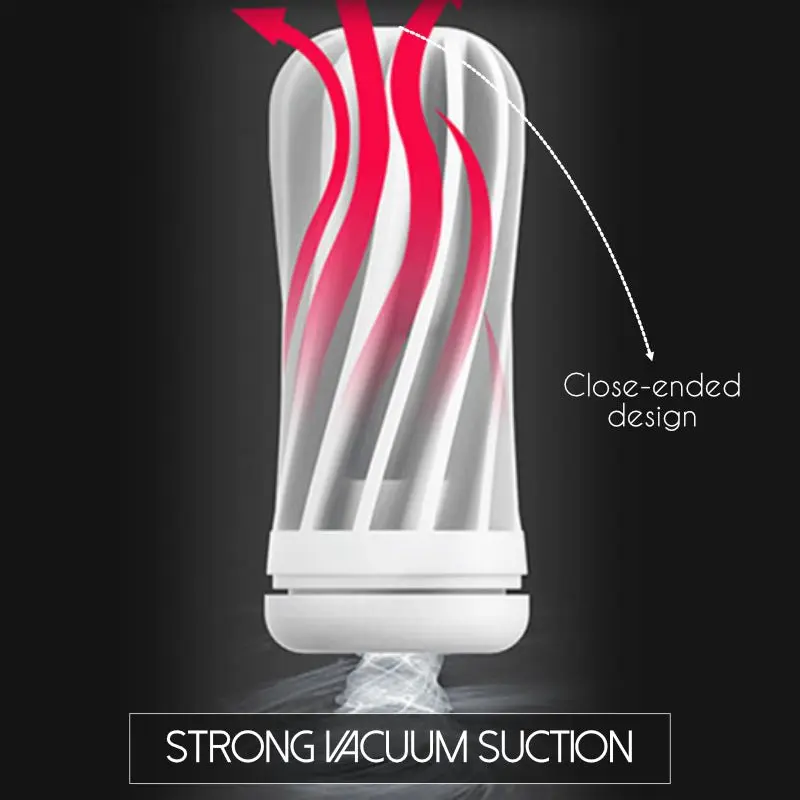 GALAKU Touch in 20 Speed Build in VIBRATOR TPE Vagina Vacuum Male Masturbator Cup Adult Sex Toy for Men