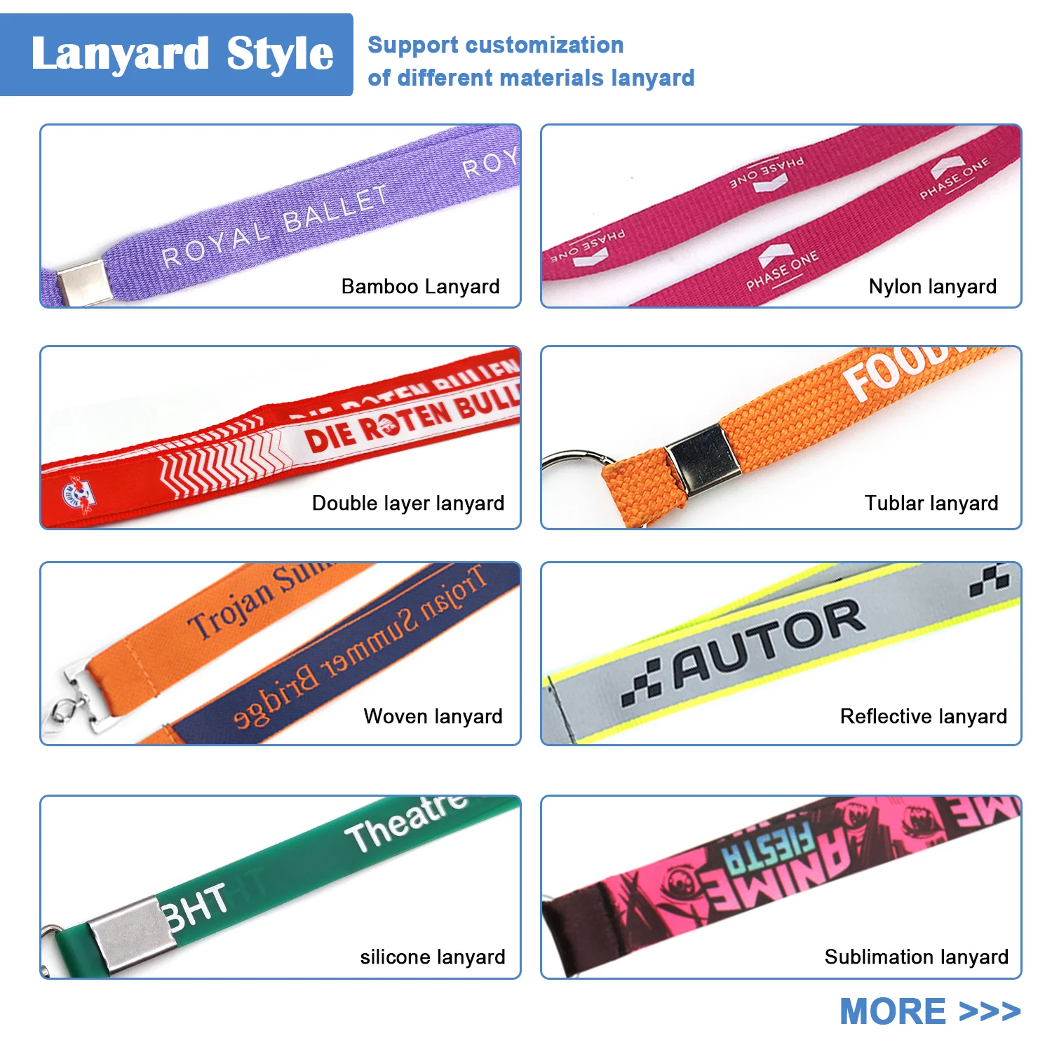 Lanyards with logo Custom Sublimation Polyester Credential Holder ID Card Holder Lanyard