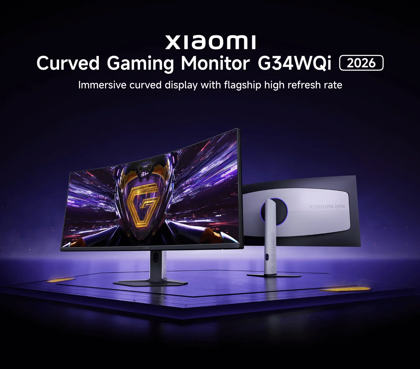 Xiaom i Curved Gaming Monitor G34WQi 2026 Immersive Curved Display