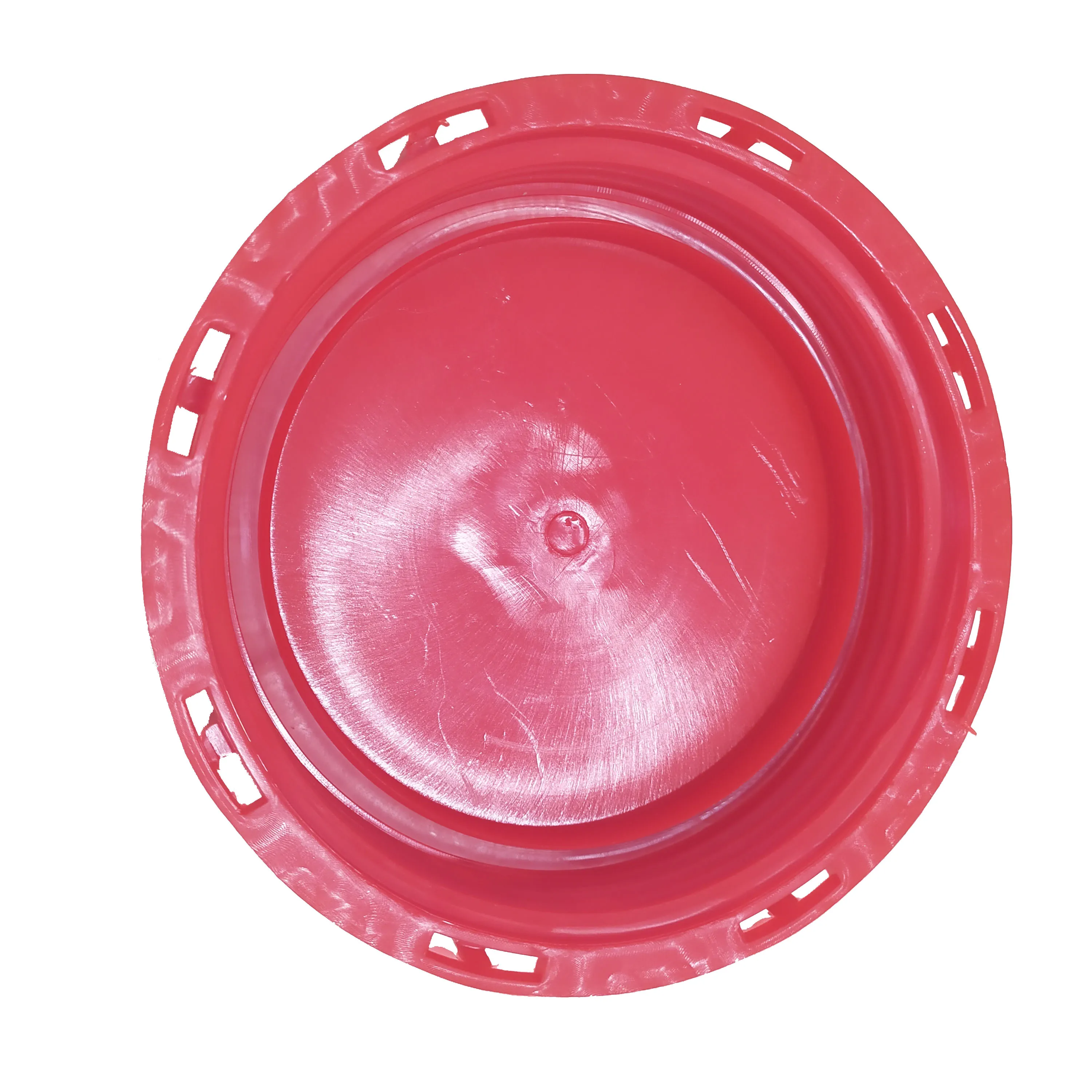 DN150 レッド 225mm プラスチック IBC 水タンクカバー メスネジ