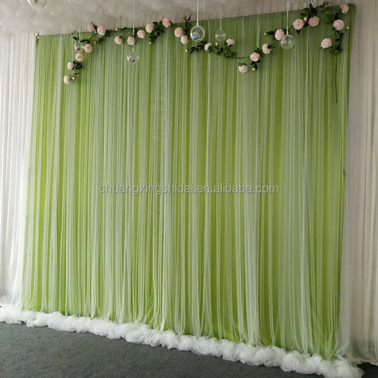 Wedding Gauze Curtain Cloth Net Gauze Background Cloth Birthday Scene Stage  Decoration - Buy Wedding Party Decoration,White Background Drapes For  Weddings,Wall Background Product on 