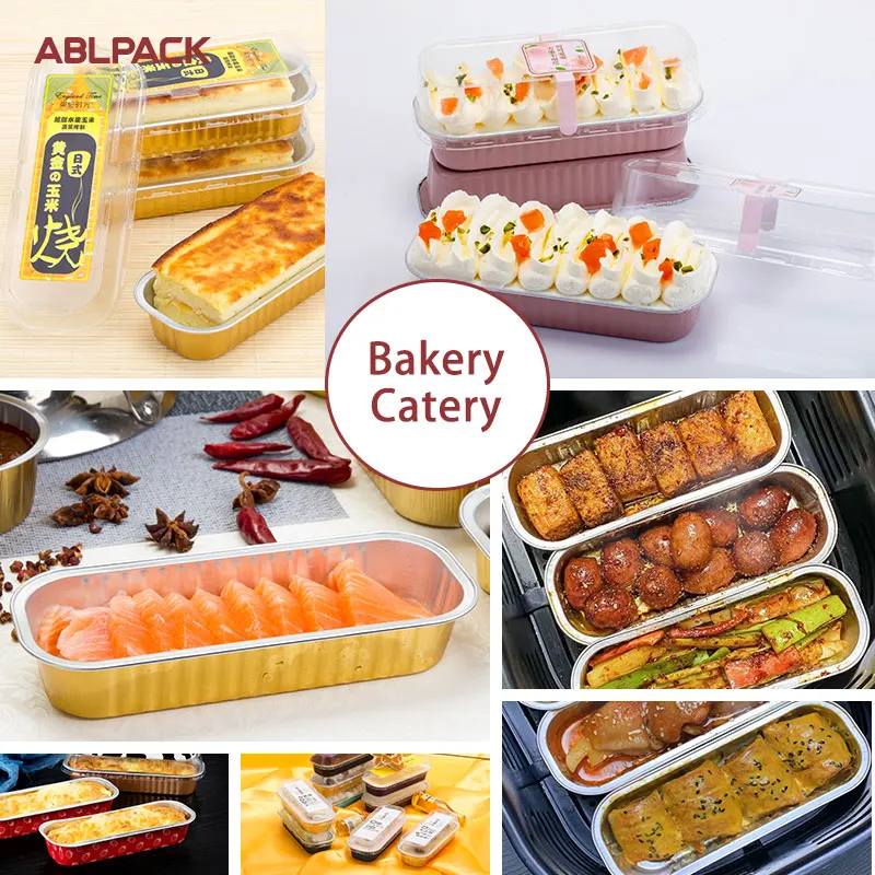 Knafeh Chebakia Falafel Lacquer Heart Shape Colored Ice Cream Cupcake Pudding Creme Brulee Color Aluminum Foil Mould Container