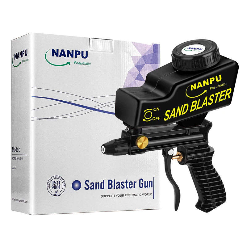 High Precision Polishing and Rust Removal Industrial Multi Function Sandblasting Gun Sand Blasting Nozzle Gun Sand Blaster