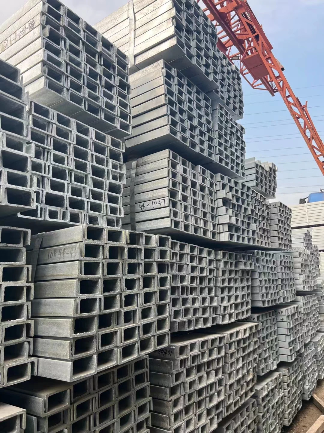 Steel Processing Parts Galvanized U Beam Steel U Channel Structural Steel c Channel / C Profile Price Purlin