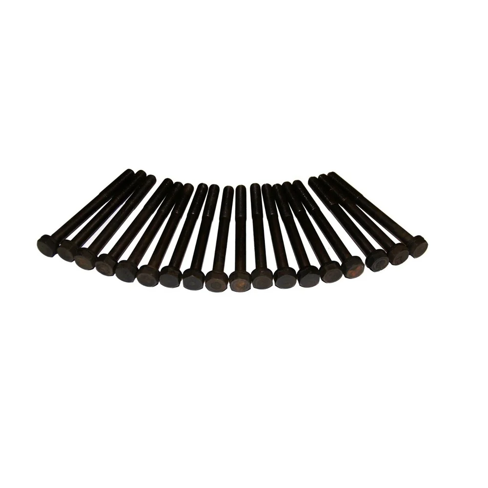 18Pcs Cylinder Head Bolt 8942473551 8944556670 8971334161 for Isuzu Engine 4JG1 Hitachi Excavator EX40 EX45 EX60UR EX75UR-5