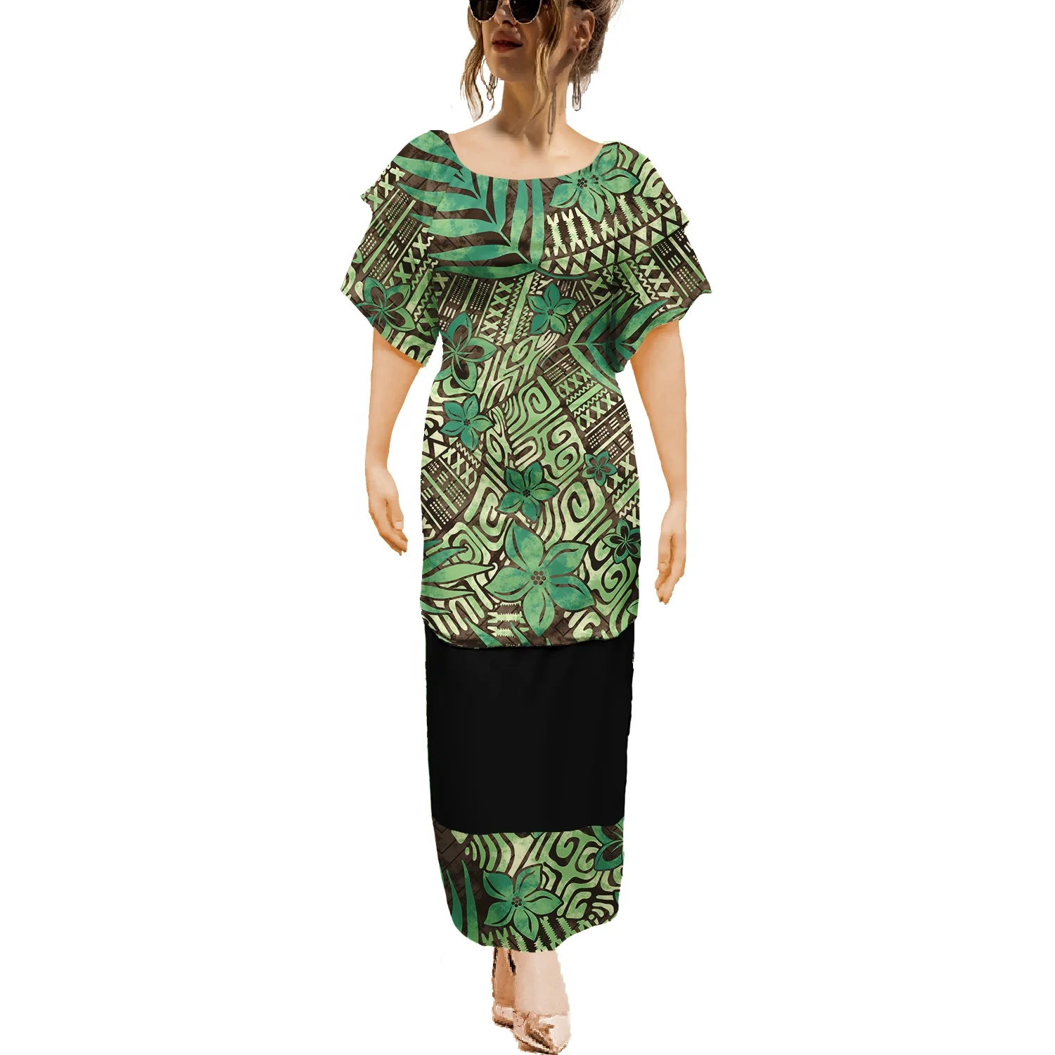 Dress Polynesian Style 2 Piece Set Plus Size Clothing Samoa Women Dresses  Tribe Island Church Clothes Custom| Alibaba.com