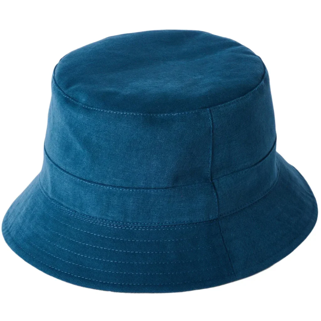 Unisex Vintage Bucket Hat aus einfarbigem Canvas mit individuellem Logodruck und Stickerei, geeignet für Freizeitangeln und_voghion.com