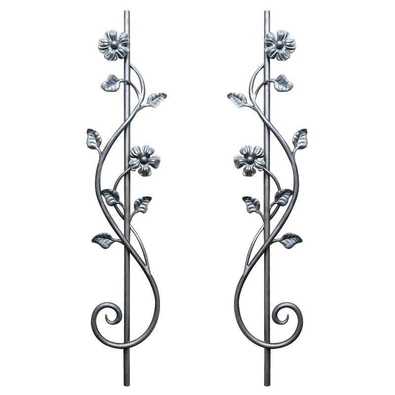 Forged Iron Balustrades Wrought Iron Tree Branch Decorative Metal Stair Pickets