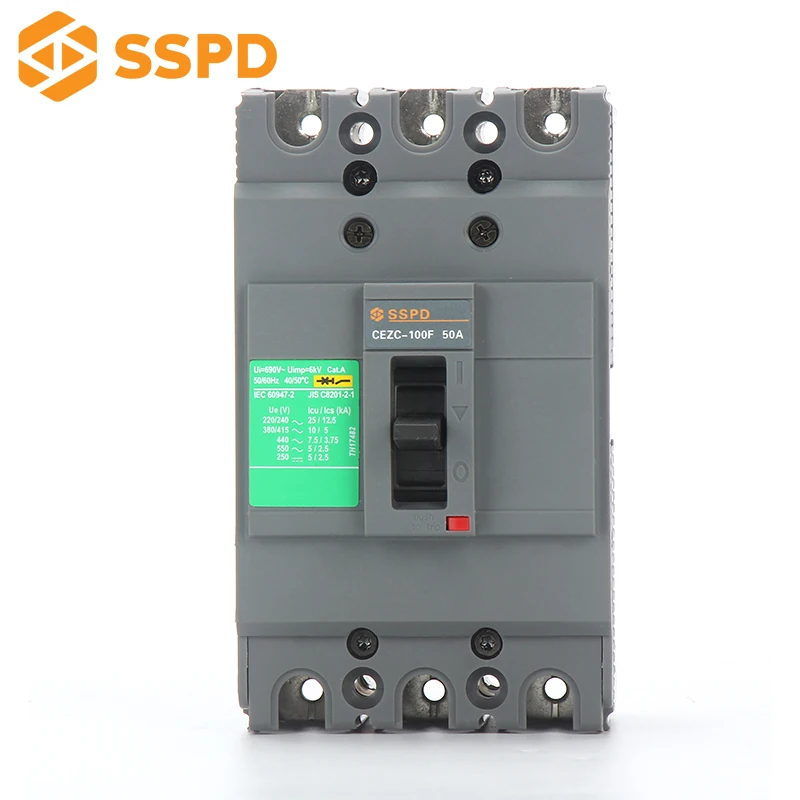 Economy Mccb EZD100 3p with Cheap Price 16amp Moulded case Circuit Breaker